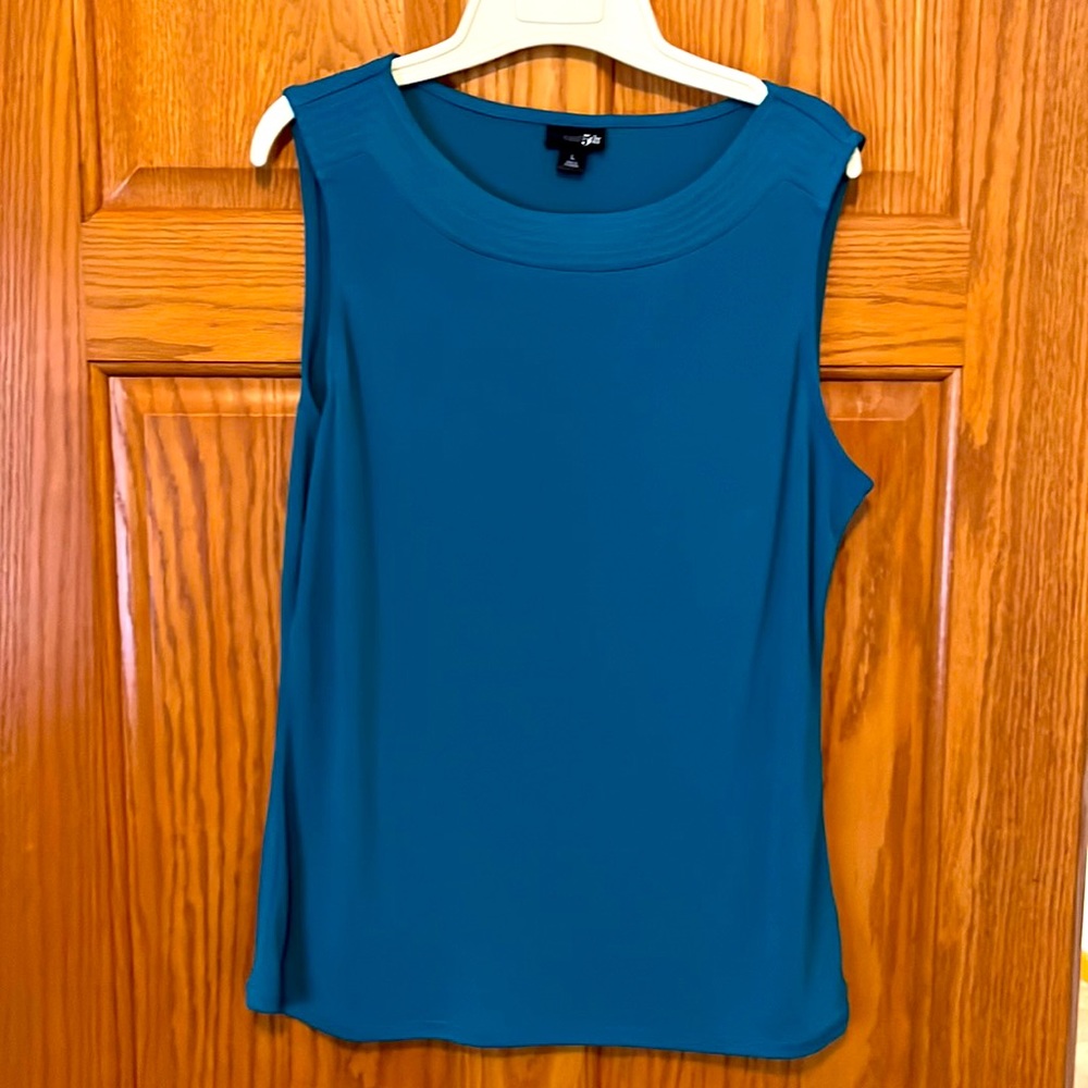 East 5th Teal Blouse Size Large